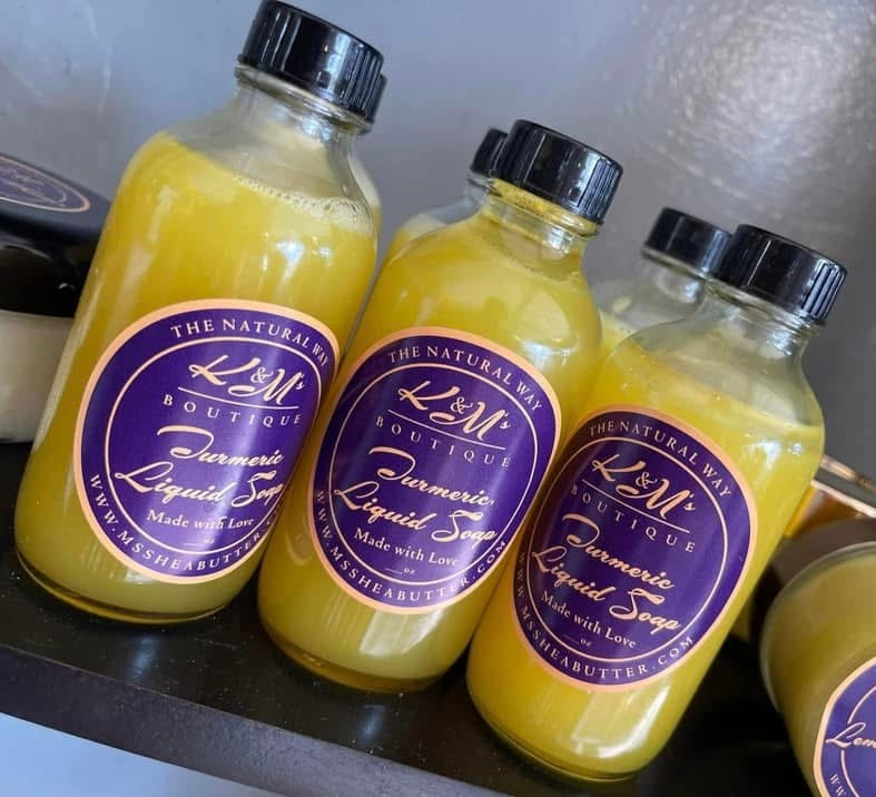 Turmeric Liquid Facial & Body Soap
